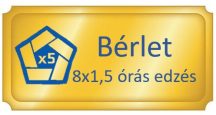 8x1.5 órás bérlet